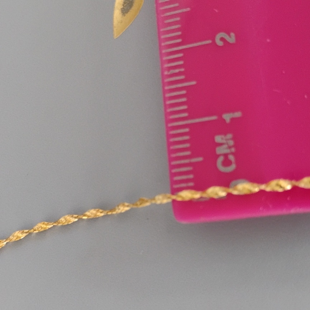 Flash Sale!14 K yellow gold necklace - Picture 4 of 12